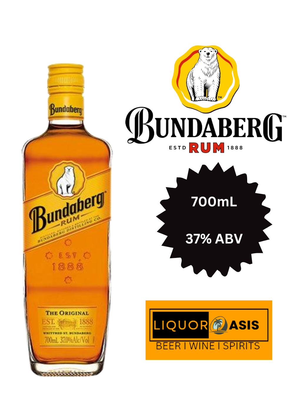 Bundaberg - Original Rum (700 mL)